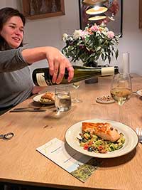 Gewürztraminer süß einschenken, Kundenfoto