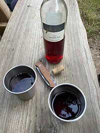 “Wanderwein” Dornfelder Rosé, Kundenfoto