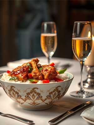 alkoholfreier + histaminfreier Sekt Versecco medium zum Essen