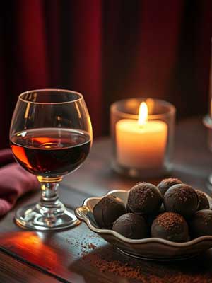 Alter Weinbrand – zum Essen