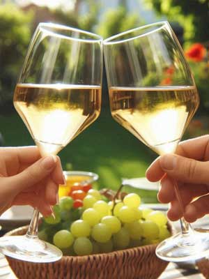 Bacchus Spätlese lieblich – zum Essen