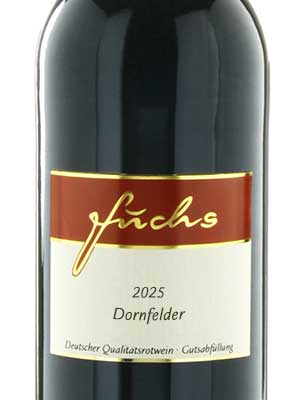 Dornfelder Semi-Sweet – Etikett