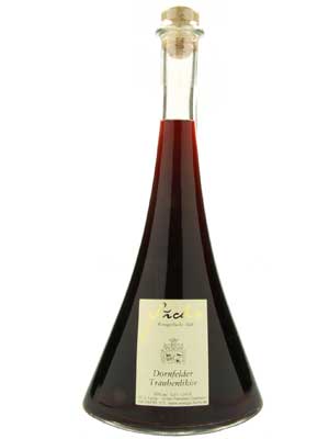 Dornfelder Traubenlikör – Traube + Flasche