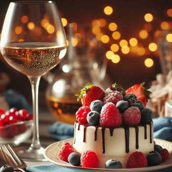 Edelsüße Weißweine begleiten Süßspeisen und Desserts