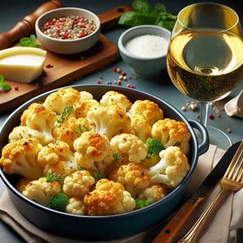 Blumenkohl, überbacken