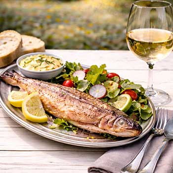 Forelle, geräuchert