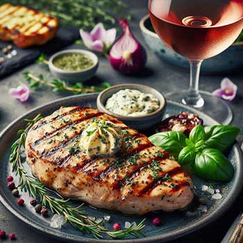 Hähnchenbrustfilet, gegrillt