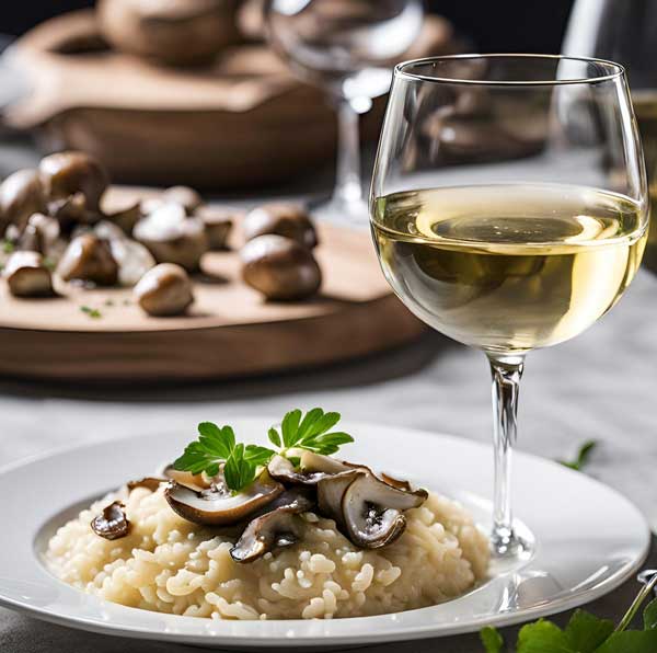 Risotto con funghi
