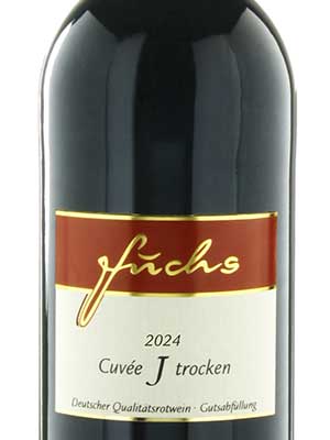 Fuchs Cuvée «J» trocken – Etikett