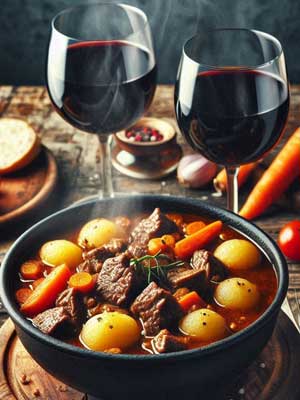 Rotwein-Cuvée Fuchs «Exklusiv» trocken – zum Essen