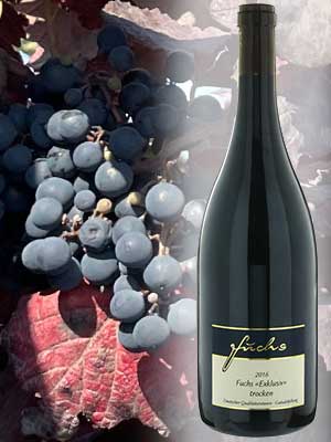 Rotwein-Cuvée Fuchs «Exklusiv» trocken mit einer Cabernet-Mitos-Traube