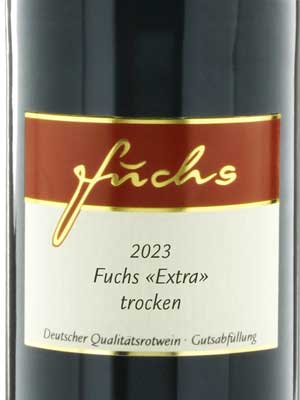 Fuchs «Extra» trocken – Etikett