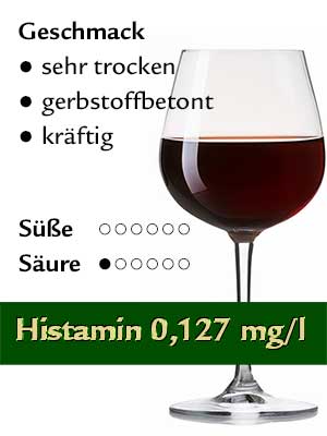 Fuchs «Extra» trocken, histamingeprüft – Geschmack