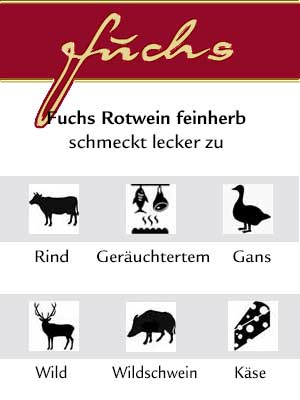 Fuchs Rotwein feinherb – Genuss-Empfehlung