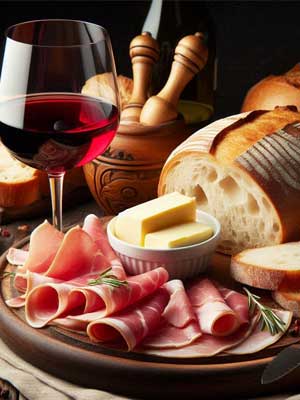 Fuchs Rubin trocken – zum Essen