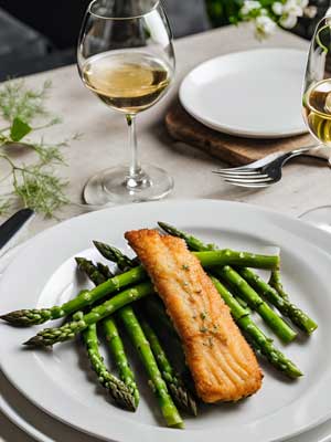 Grauer Burgunder feinherb – zum Essen