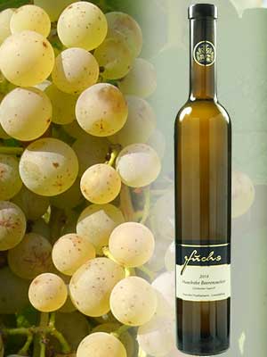 Huxelrebe Beerenauslese, ein edelsüßer Weißwein
