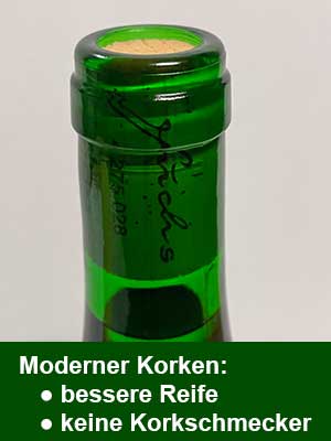 Scheurebe lieblich – Flaschenverschluss