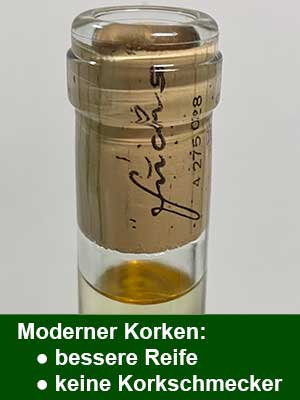 Goldmuskateller feinherb, histamingeprüft – Flaschenverschluss