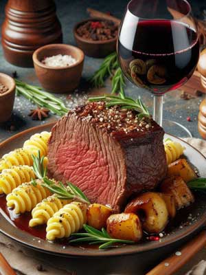 Merlot feinherb, histamingeprüft – zum Essen