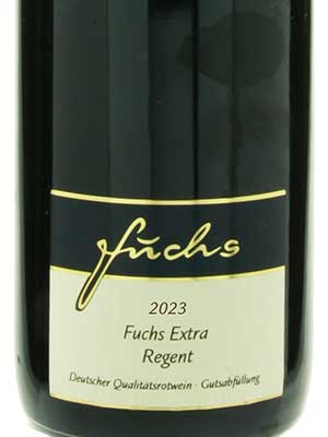 Fuchs Extra Regent edelsüß – Etikett