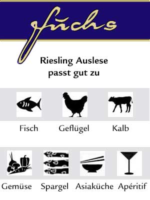 Riesling Auslese lieblich – Genuss-Empfehlung