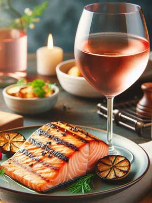 Histamingeprüfter trockener Spätburgunder Rosé passt gut zu Fisch