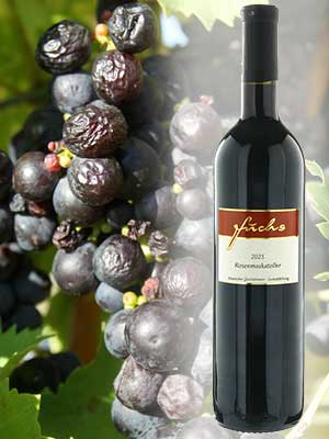 Rosenmuskateller süß Rotwein