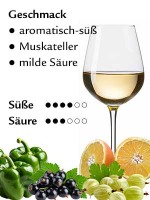 Sauvignon Blanc süß – Geschmack