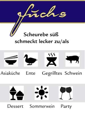 Scheurebe «S» süß, histamingeprüft – Genuss-Empfehlung