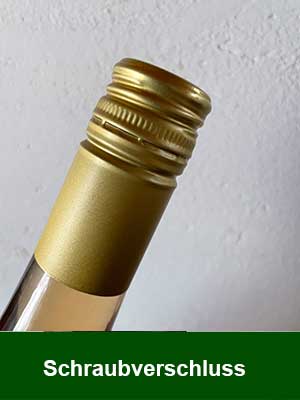 Fuchs Rosé «Zero», alkoholfrei – Flaschenverschluss