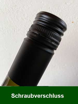 Sauvignon Blanc «Zero», alkoholfrei, histamingeprüft – Flaschenverschluss