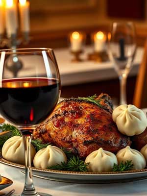 Schwarzriesling feinherb – zum Essen