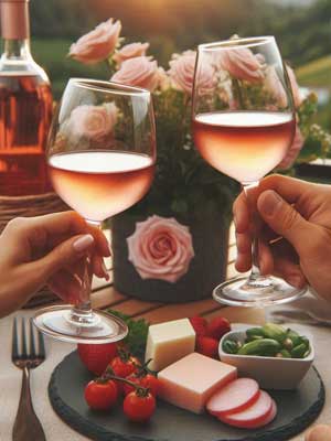 Pinot Noir Rosé Semi-Sweet – zum Essen