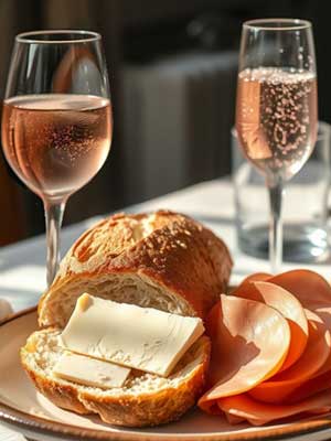 Spätburgunder Rosé lieblich, histamingeprüft – zum Essen