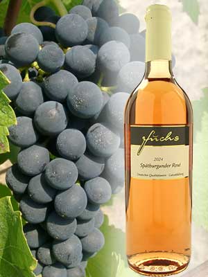 Spätburgunder, ein lieblicher Roséwein
