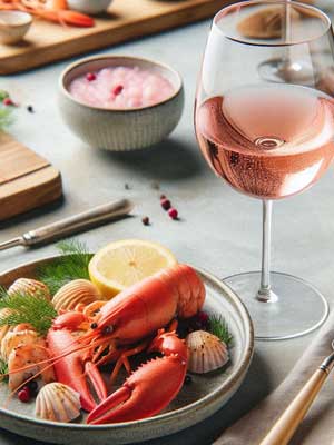 Spätburgunder Rosé trocken – zum Essen