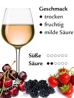 Spätburgunder Rosé trocken – Geschmack