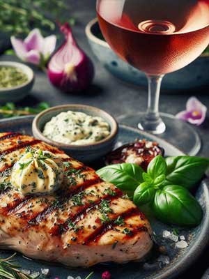 Spätburgunder Rosé trocken, histamingeprüft – zum Essen