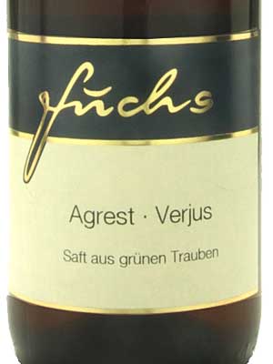 Verjus (Agrest) – 240 ml – Etikett