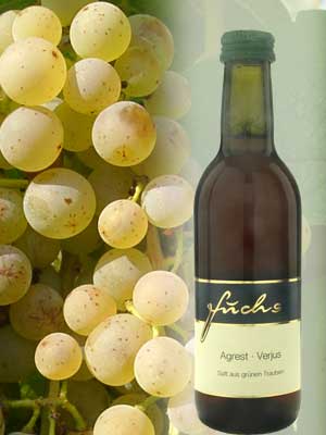 Verjus (Agrest) – 240 ml – Traube + Flasche