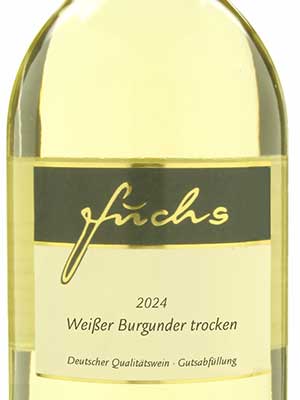 Pinot Blanc Dry – Etikett